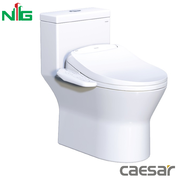 Bồn Cầu Nắp Điện Tử CAESAR CD1374 + TAF400H