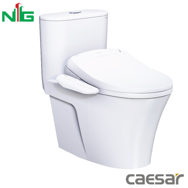 Bồn Cầu Nắp Điện Tử CAESAR CD1395 + TAF400H
