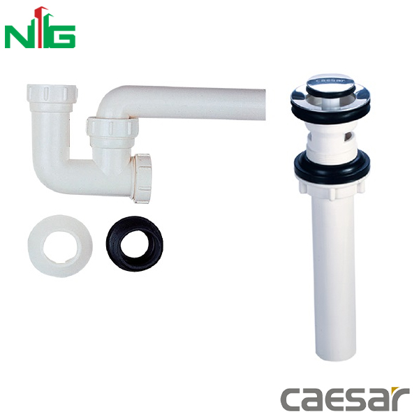 Bộ Xả Nhấn Nhựa Lavabo CAESAR BF605