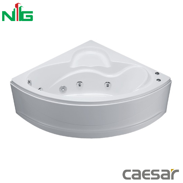 Bồn Tắm Góc Massage Chân Yếm CAESAR MT5120