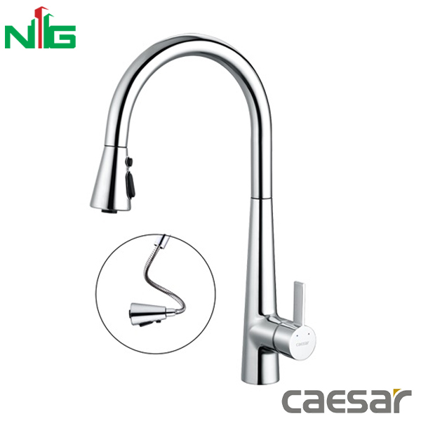 Vòi Rửa Bát Nóng Lạnh CAESAR K905C