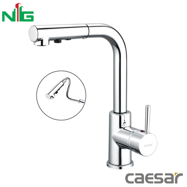 Vòi Rửa Bát Nóng Lạnh CAESAR K915C