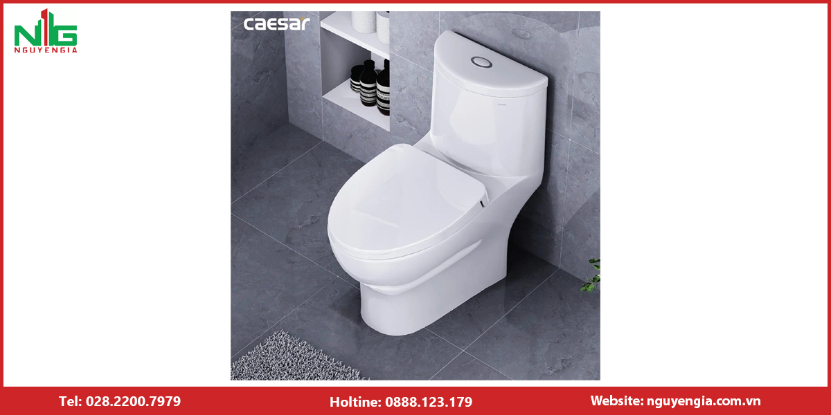 Bồn Cầu 1 Khối CAESAR