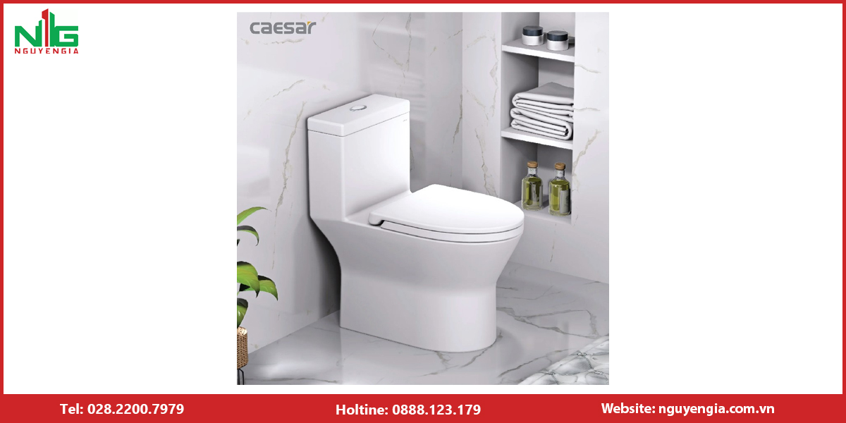 Bồn Cầu 1 Khối CAESAR