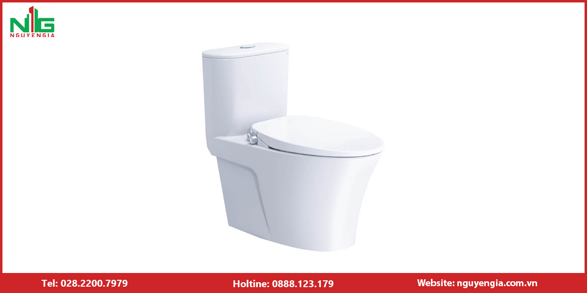 Bồn cầu nắp rửa cơ Caesar