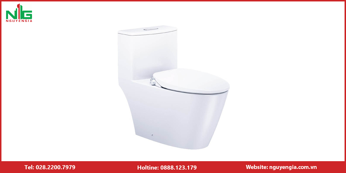 Bồn cầu nắp rửa cơ Caesar