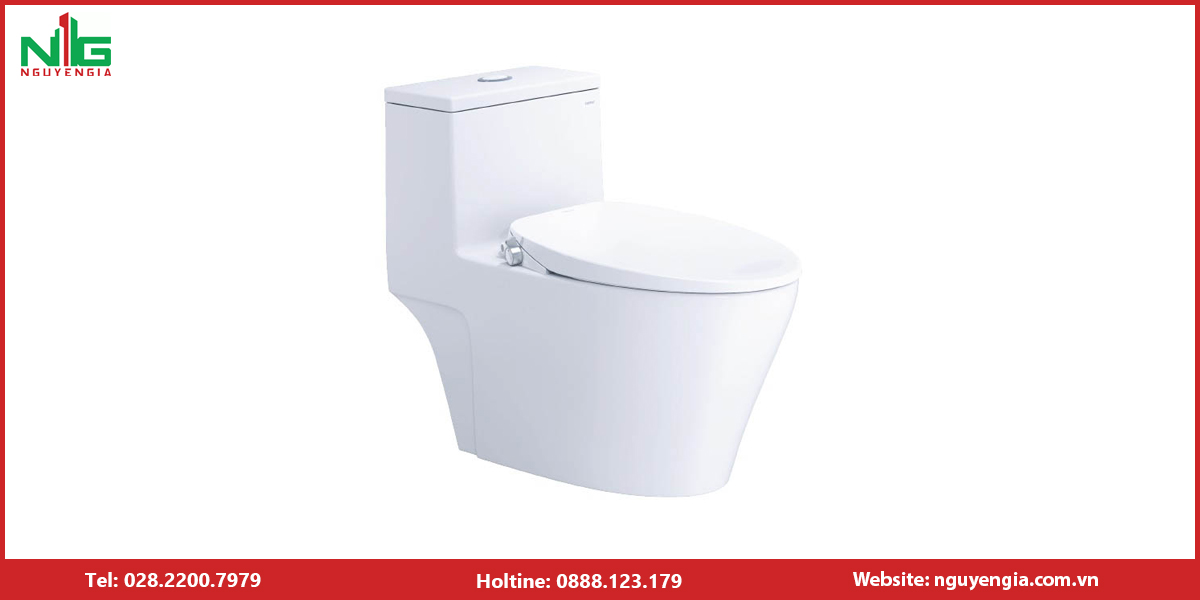 Bồn cầu nắp rửa cơ Caesar