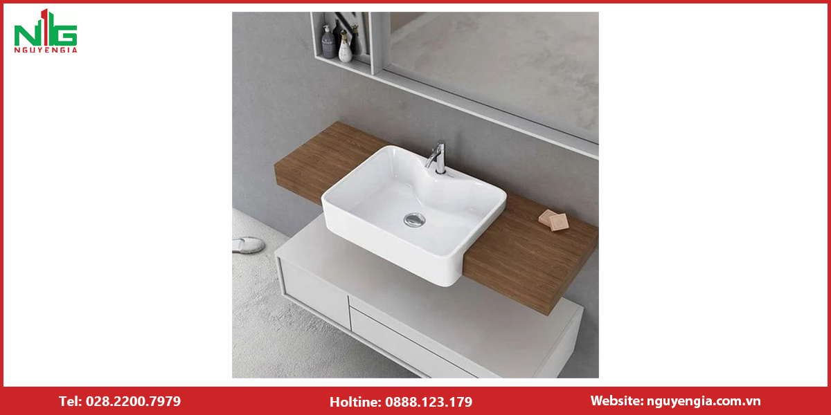 Lavabo bán âm bàn