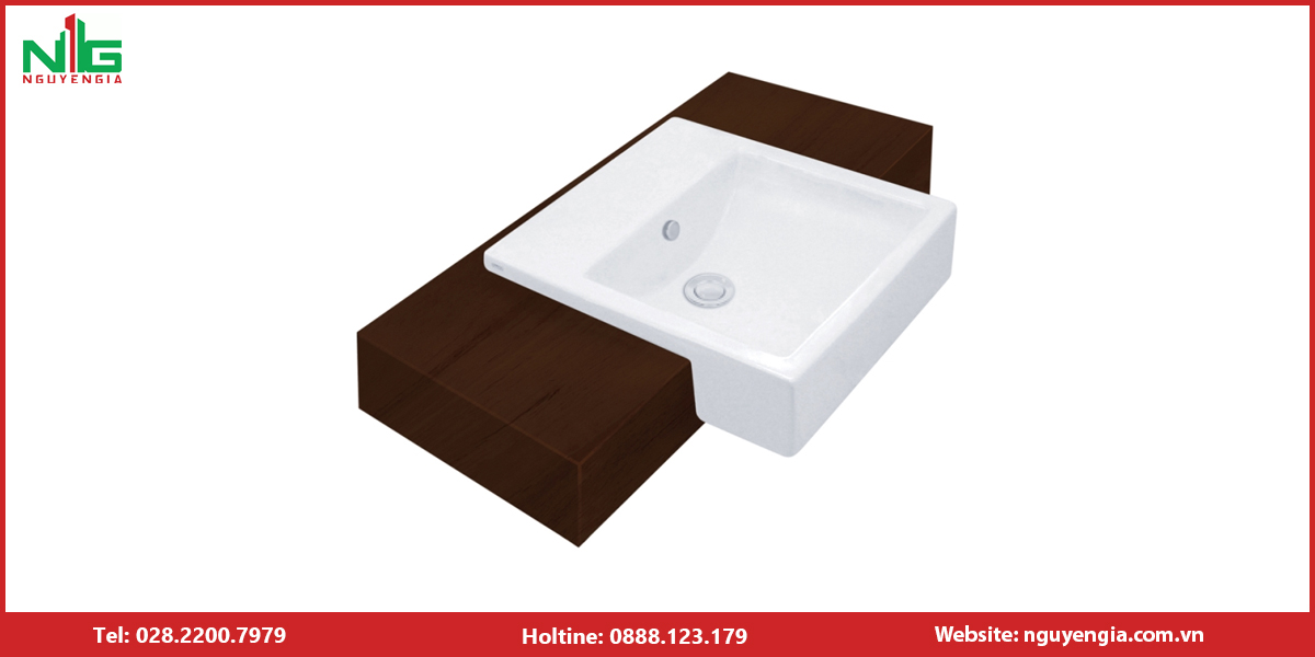 Lavabo bán âm bàn COTTO