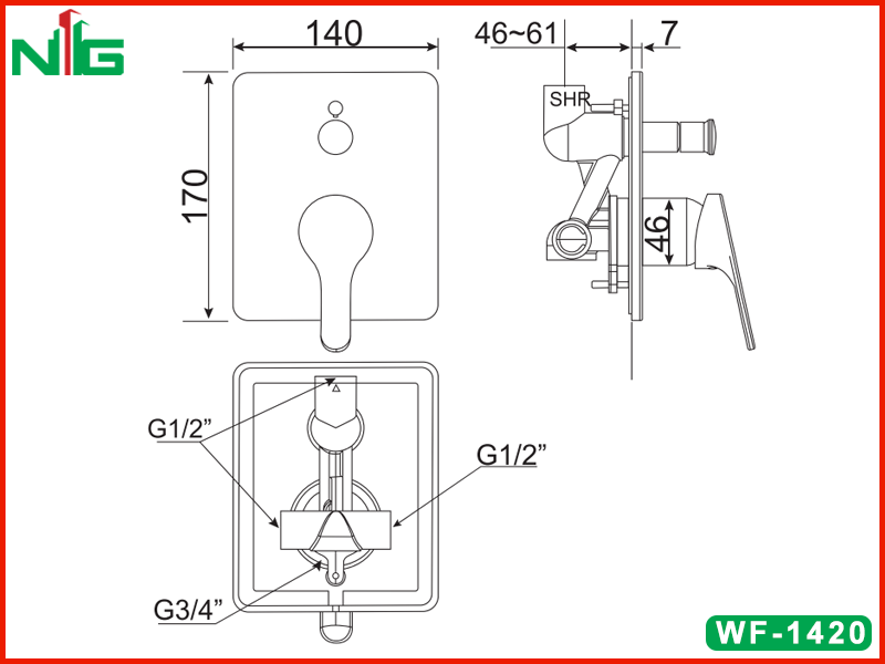 ban-ve-ky-thuat-bo-tron-nong-lanh-am-tuong-american-standard-wf-1420