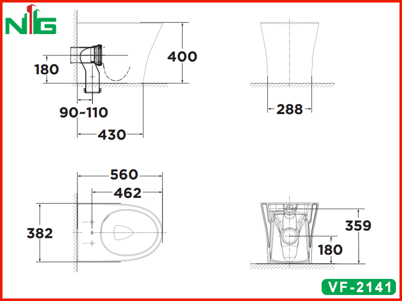 ban-ve-ky-thuat-bon-cau-dat-san-american-standard-vf-2141