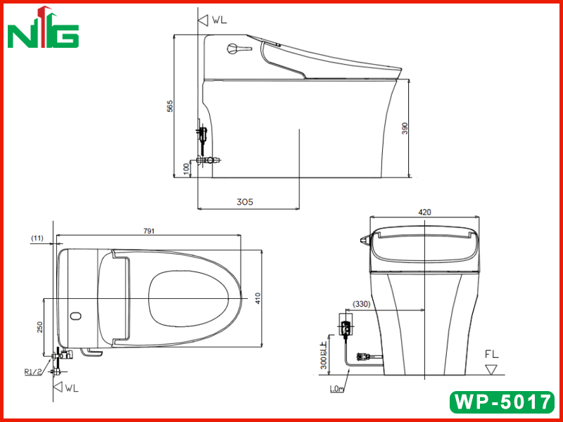 ban-ve-ky-thuat-bon-cau-thong-minh-american-standard-wp-5017