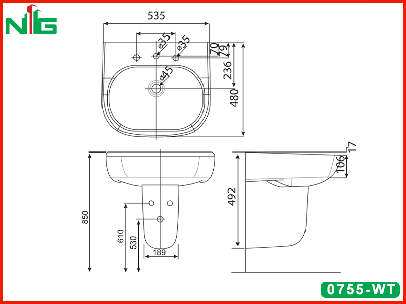 ban-ve-ky-thuat-chan-lavabo-treo-tuong-american-standard-0755-wt