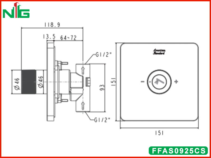 ban-ve-ky-thuat-ban-ve-ky-thuat-bo-dieu-chinh-sen-am-tuong-american-standard-FFAS0926CS