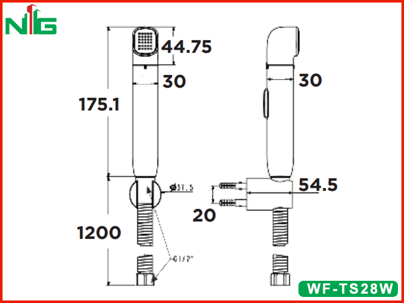 ban-ve-ky-thuat-voi-xit-ve-sinh-american-standard-wf-ts28w