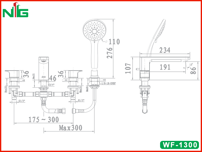 ban-ve-ky-thuat-voi-bon-tam-gan-bon-american-standard-wf-1300
