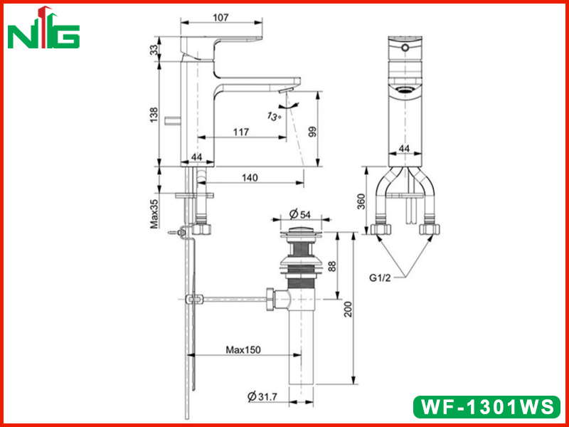 ban-ve-ky-thuat-voi-lavabo-3-lo-american-standard-WF-1303WS