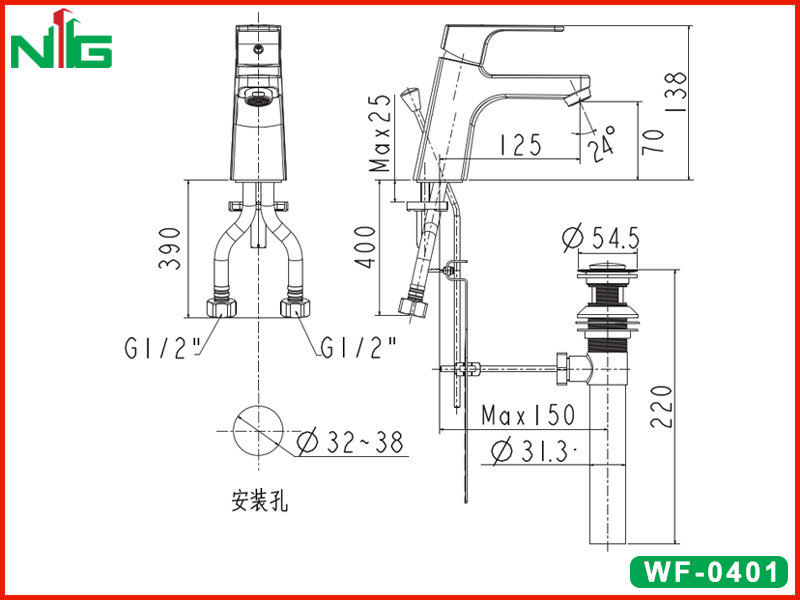 ban-ve-ky-thuat-voi-lavabo-nong-lanh-american-standard-wf-0401