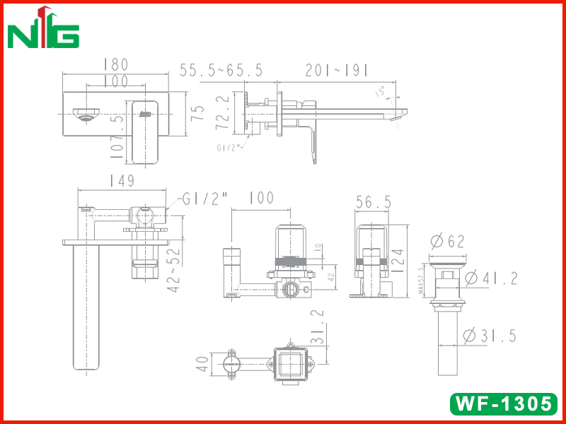 ban-ve-ky-thuat-voi-lavabo-nong-lanh-american-standard-wf-1305