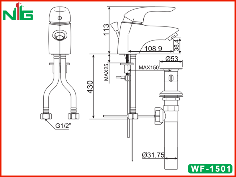 ban-ve-ky-thuat-voi-lavabo-nong-lanh-american-standard-wf-1501
