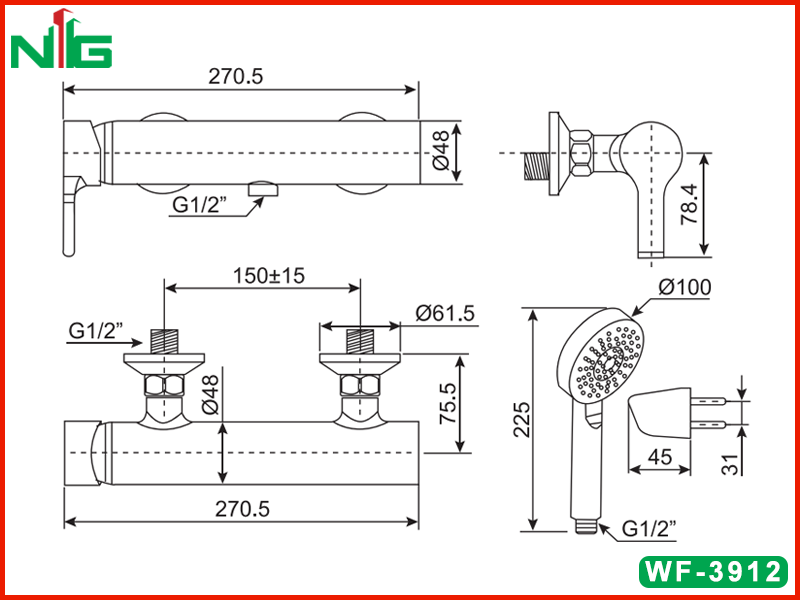 ban-ve-ky-thuat-voi-sen-nong-lanh-american-standard-wf-3912