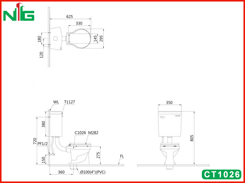 ban-ve-ky-thuat-bon-cau-tre-em-caesar-CT1026