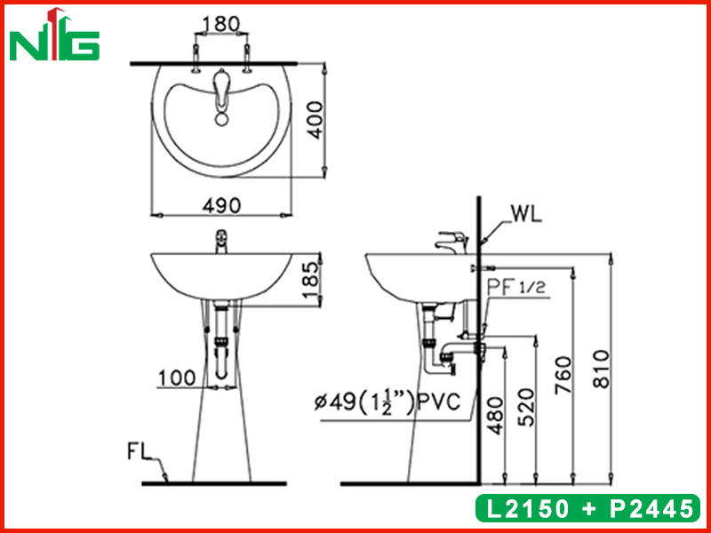 ban-ve-ky-thuat-lavabo-treo-tuong-caesar-L2150-P2445