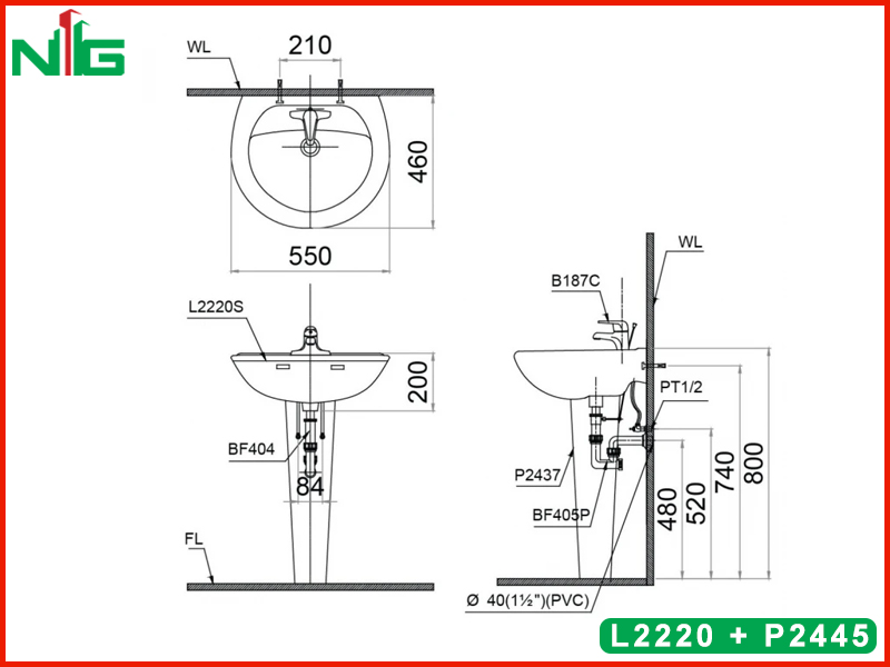 ban-ve-ky-thuat-lavabo-treo-tuong-caesar-L2220-P2445