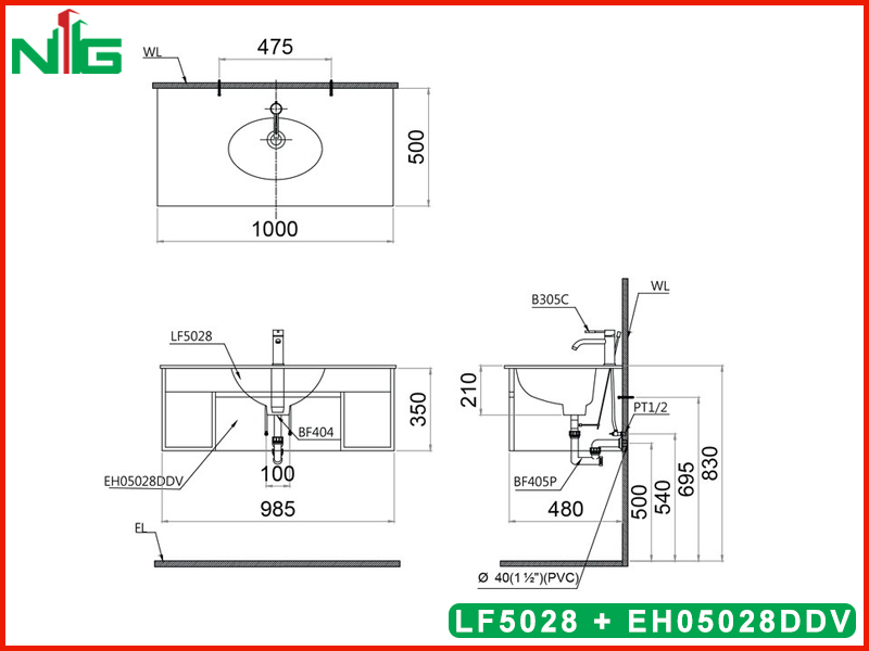 ban-ve-ky-thuat-tu-lavabo-treo-tuong-caesar-LF5028-EH05028DDV
