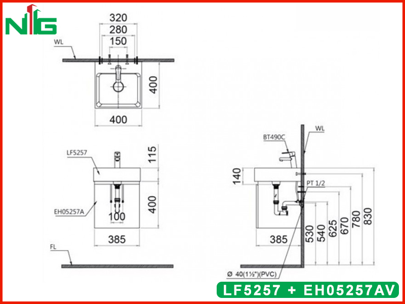 ban-ve-ky-thuat-tu-lavabo-treo-tuong-caesar LF5257-EH05257AV