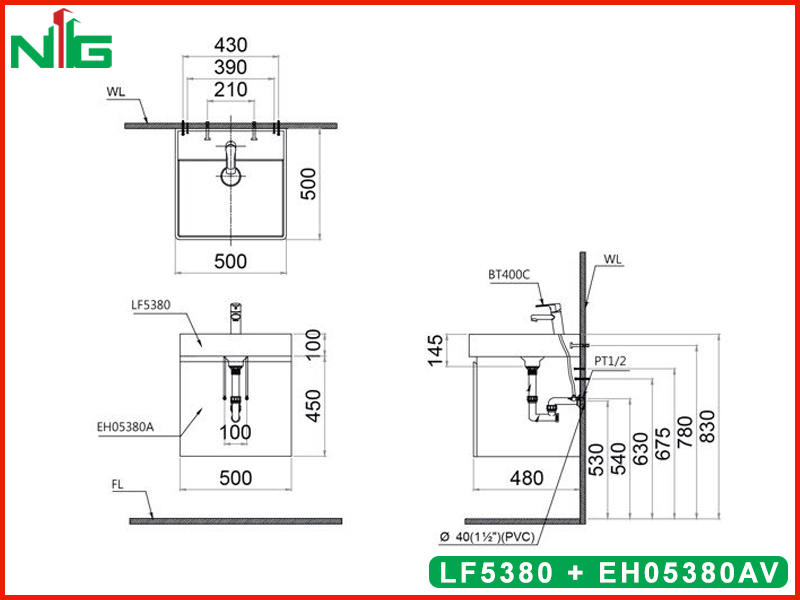 ban-ve-ky-thuat-lavabo-treo-tuong-caesar-LF5380-EH05380AV