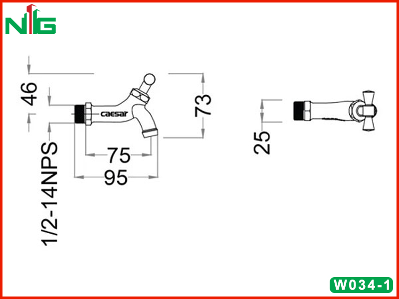 ban-ve-ky-thuat-voi-lavabo-lanh-gan-tuong-caesar-W034-1