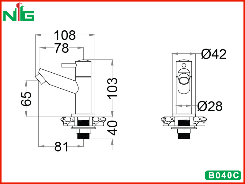 ban-ve-ky-thuat-voi-lavabo-lanh-caesar-B040C