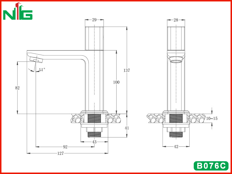 ban-ve-ky-thuat-voi-lavabo-lanh-caesar-B076C