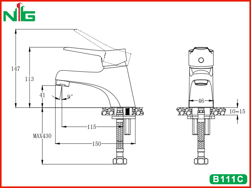 ban-ve-ky-thuat-voi-lavabo-lanh-caesar-B111C