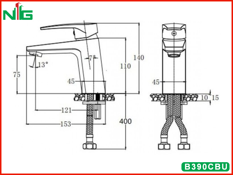 ban-ve-ky-thuat-voi-lavabo-nong-lanh-caesar-B390CBU