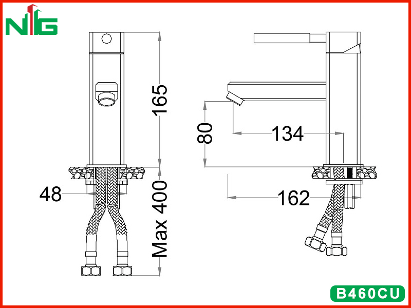 ban-ve-ky-thuat-voi-lavabo-nong-lanh-caesar-B460CU