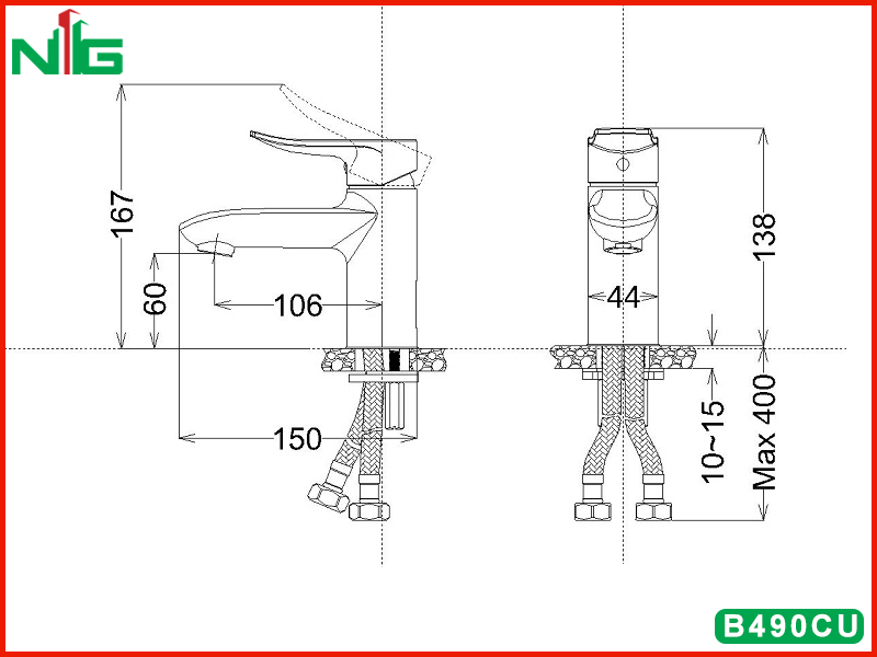 ban-ve-ky-thuat-voi-lavabo-nong-lanh-caesar-B490CU