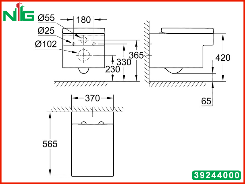 ban-ve-ky-thuat-von-cau-treo-tuong-grohe-eurocube-39244000