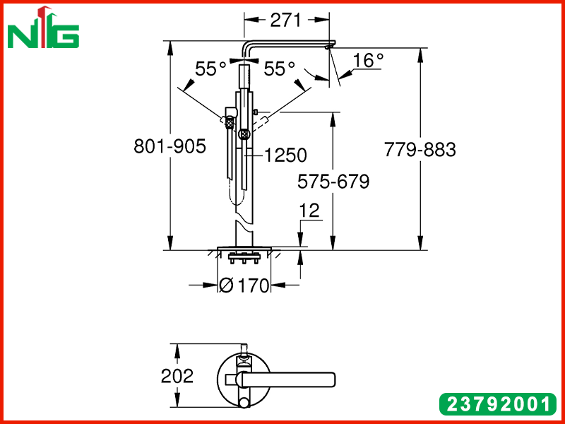 ban-ve-ky-thuat-voi-bon-tam-dat-san-grohe-lineare-23792001