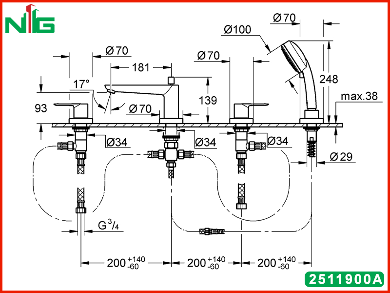 ban-ve-ky-thuat-voi-bon-tam-gan-bon-grohe-bauloop-2511900A