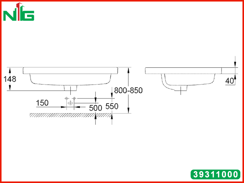 ban-ve-ky-thuat-lavabo-ban-am-ban-grohe-eurocube-60cm-39311000