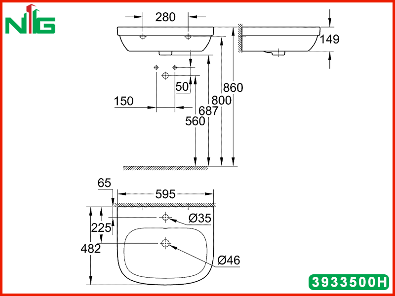 ban-ve-ky-thuat-lavabo-treo-tuong-grohe-euro-ceramic-60cm-3933500H