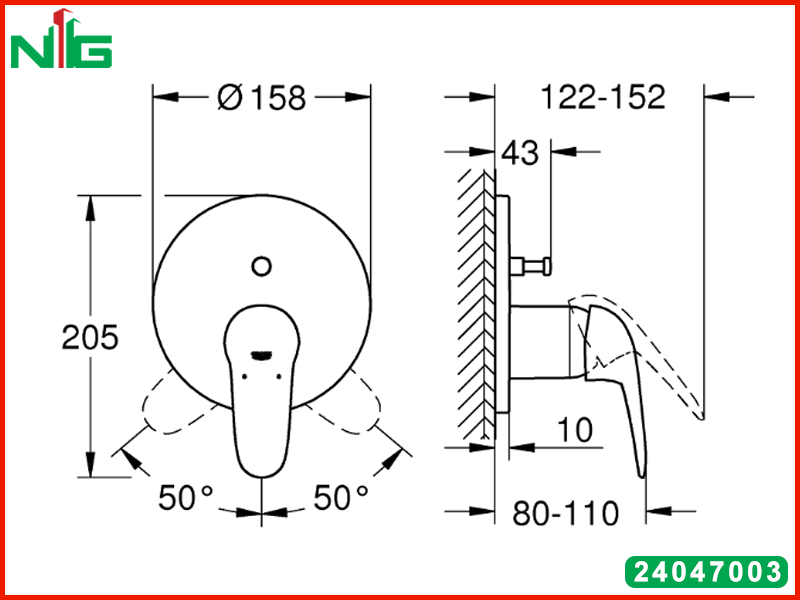 ban-ve-ky-thuat-mat-na-bo-tron-sen-am-Grohe-2-che-do-Eurostyle-Solid-24047003