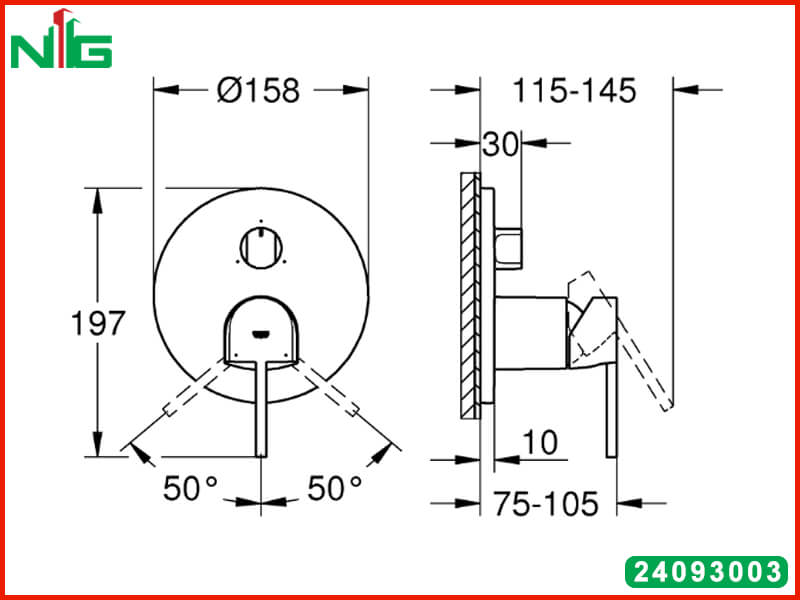 ban-ve-ky-thuat-mat-na-bo-tron-sen-am-Grohe-3-che-do-Plus-24093003