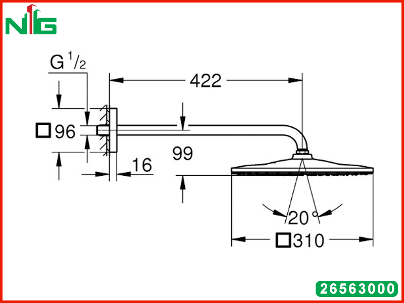 ban-ve-ky-thuat-bo-bat-sen-gan-tuong-Grohe-Rainshower-Mono-310-26563000
