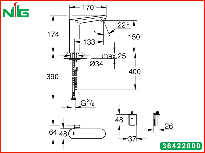 ban-ve-ky-thuat-voi-lavabo-cam-ung-grohe-eurosmart-l-size-36422000