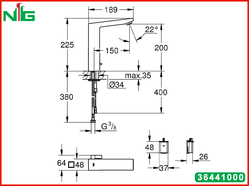 ban-ve-ky-thuat-voi-lavabo-cam-ung-grohe-eurocube-e-36441000