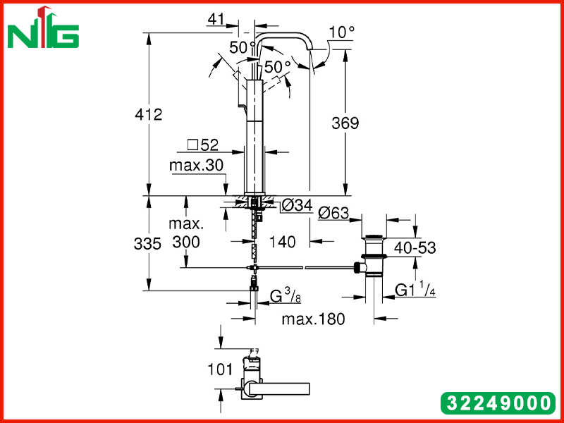 ban-ve-ky-thuat-voi-lavabo-nong-lanh-grohe-allure-32249000