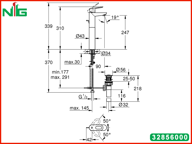 ban-ve-ky-thuat-voi-lavabo-co-cao-grohe-bauloop-32856000